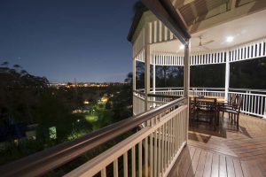 residential deck lighting outdoor balcony lighting night view electrical installation