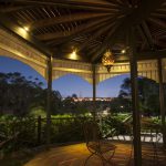 residential outdoor lighting gazebo architectural lighting ambient evening lighting installation