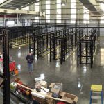 Total Tools Springwood warehouse fitout progress electrical installation racking layout