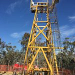 off grid power system solar tower point to point wireless link CCTV alarm remote industrial site electrical installation