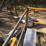 industrial shaft access electrical installation elevated work platform mine site electrical works Australia