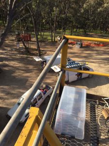 industrial shaft access electrical installation elevated work platform mine site electrical works Australia