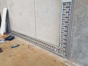 cat6 data cabling installation cable tray structured network wiring commercial