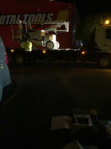 Total Tools Virginia QLD knuckle boom lift delivery high access electrical installation equipment