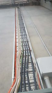 cable tray installation electrical cabling commercial wiring infrastructure install
