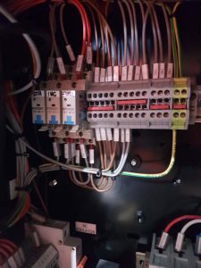 generator control wiring relay modules terminal blocks deep sea controller industrial electrical