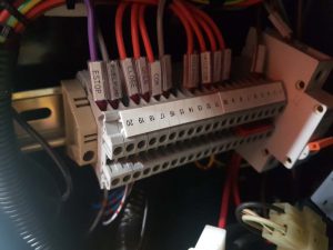 generator control wiring terminal block labelled cables deep sea controller installation