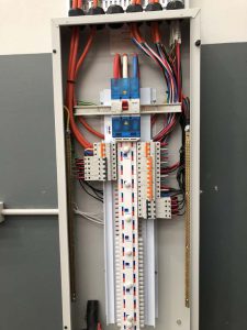 commercial switchboard installation electrical distribution board clean wiring scalable design