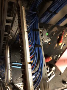 cat6 patch panel termination data cabling structured network installation rack