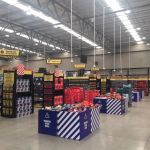 Total Tools retail store electrical lighting ventilation wall fans installation commercial warehouse fitout Australia