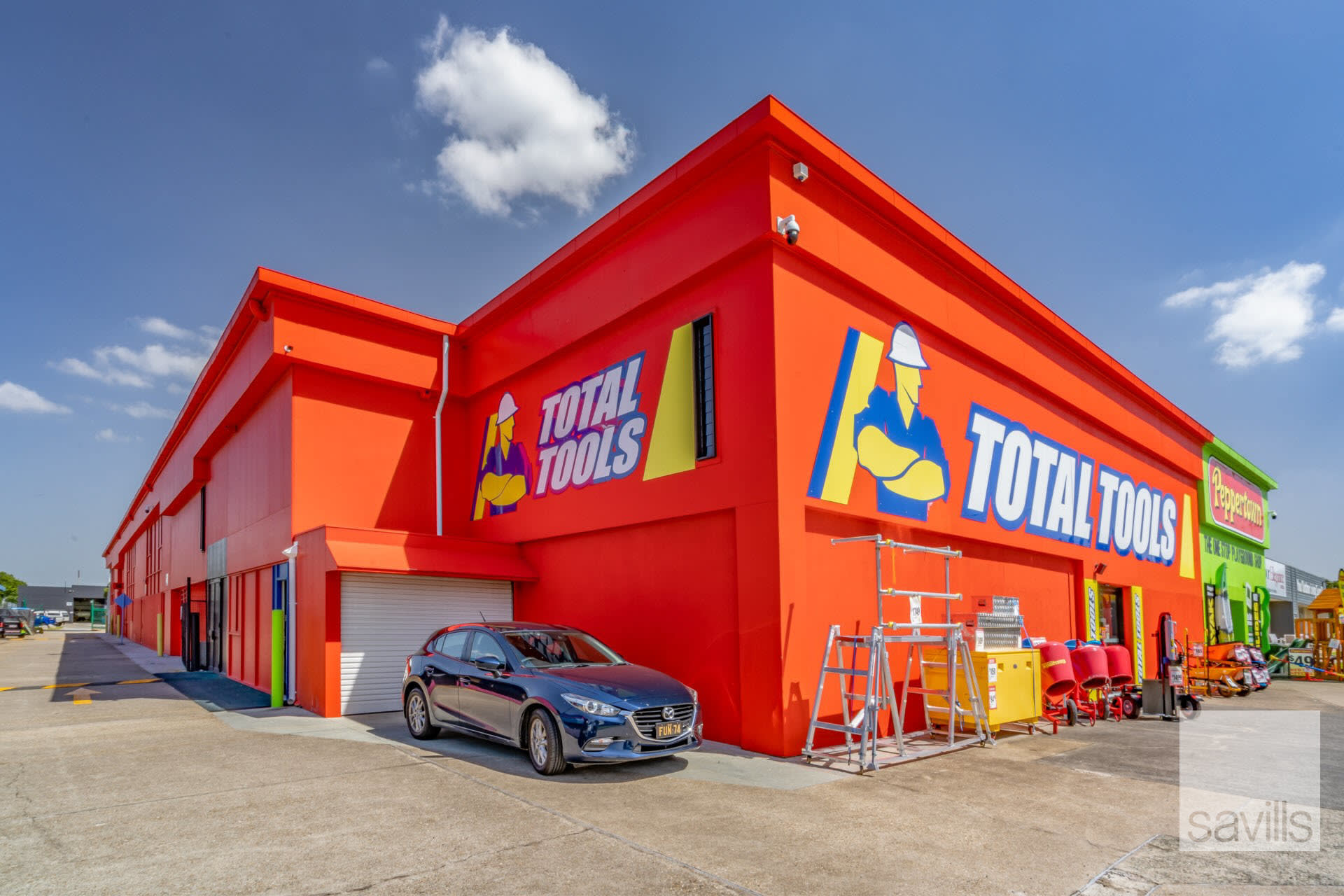 Total Tools Virginia now completed, Electrical, Data, CCTV, and Alarm installation. However motion tracking cameras were added, giving them the ability to follow and zoom up to 30x optically !